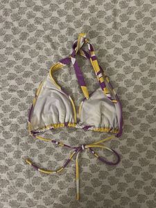 Purple Embellished Bikini