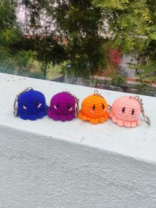 Crochet Mini Octopus🐙 keychain