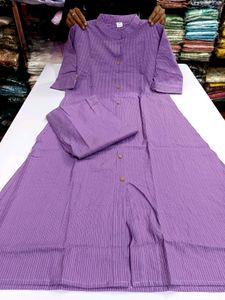Kurta Plazo Set With Khatha Work ❤️