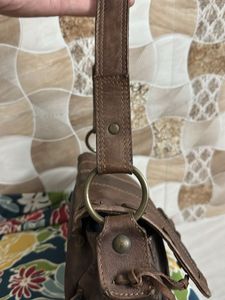Brown Leather Handbag