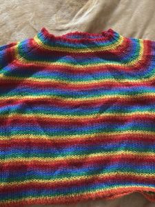 Rainbow Knit Top