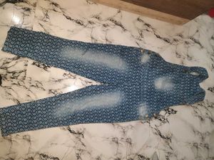 Dungaree With Full Sleeve Plain Tshirt