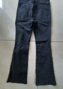 Flared Black Jeans