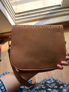 ORIGINAL Allen Solley Brown Sling Bag
