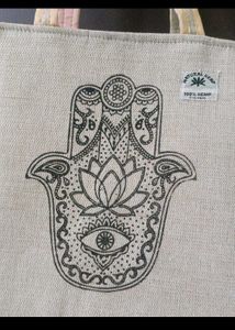 🪬 Hamsa Print Tote Bag