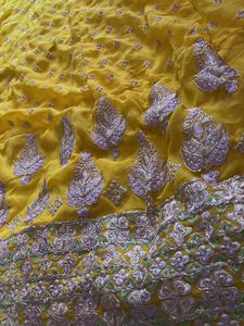 Yellow Embroidered Anarkali Dress