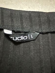 “Zudio” Ink Black Seath Top