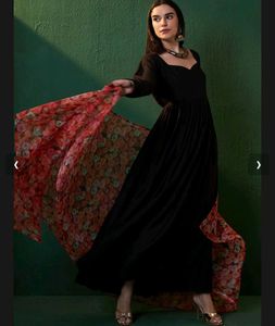 Black Anarkali kurta
