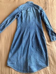 Polo Ralph Lauren White Pony Denim Shirt Dress ✨
