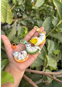 Mofusand Keychains•°(fruit Edition)