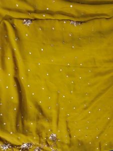 Mehendi Party wear Saree for woman