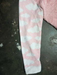 Cozy Pink Snowman Pullover Top