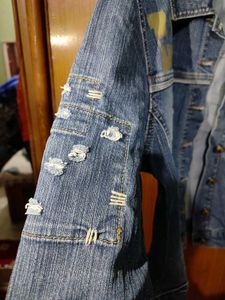 Trendy Blue Denim Jacket