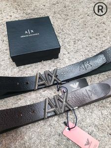 Armani Exchange Leather Belt
