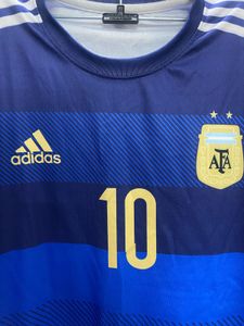 Messi Argentina away jersey