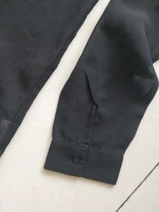 Elegant Black Top with slip