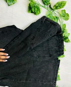 Black Wash Denim Jeans