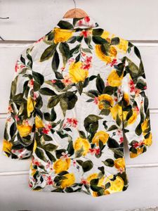 Orsay Lemon Print Blazer