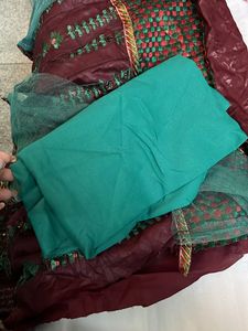 Multicolour Salwar Material