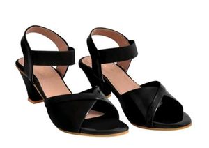 Black Ankle Strap Heels