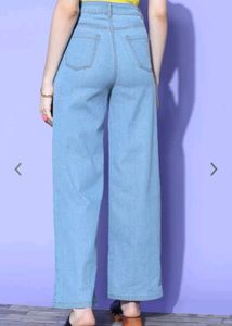 High Raise Straight Jeans