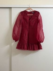 Misguided Red Mini Dress