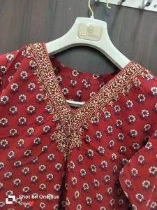 Printed Floral Kurta pant with dupatta