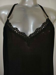 Lace Trim Cami Slip Dress