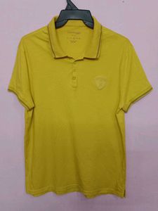 CALVIN KLEIN Men's Yellow Tshirt