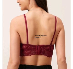 Padded Underwired Full Coverage Lace Bra