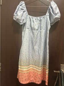 Floral Puff Sleeve Dress