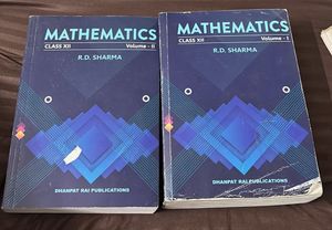 Mathematics RD sharma Class 12th (both Volume)