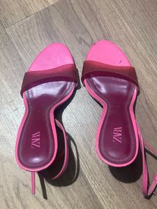 Pink Clear Heel Zara