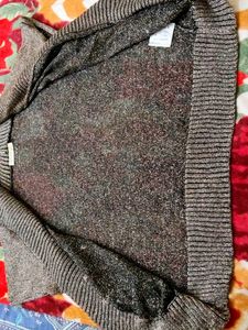 Short Sleeve Knit Cardigan