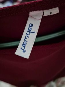 Burgundy Sleeveless Top