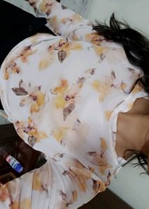 White Mesh Top
