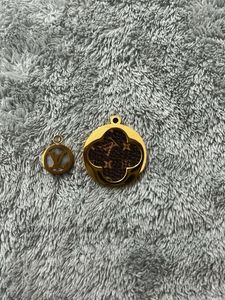 10k Gold Coated Louis Vuitton Pendants