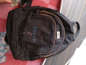 Black Canvas Hobo Bag