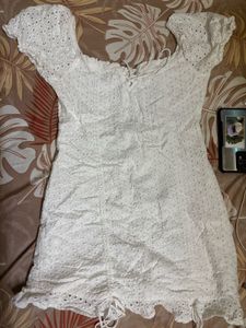 Classic White Corset Dress