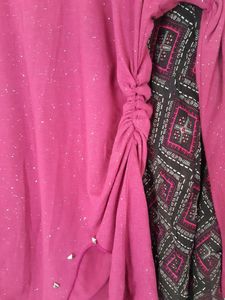 Skirt With Metching Stretch Top Looking Designer