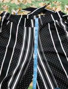 Striped &amp; Polka Dot Palazzo Pants