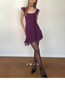 Purple Mini Dress
