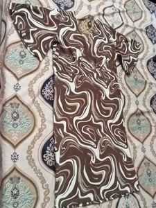 Abstract Swirl Dress