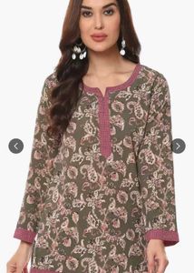 Floral Print Kurta