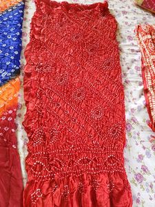 Bandhani Dupatta Set
