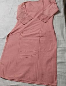 Aurelia Pink Cotton Kurta