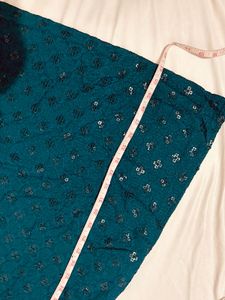 XL Men&#39;s Blue&amp;green Touch  Kurta Set