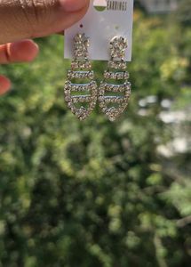 2 Pairs Of AD Earrings