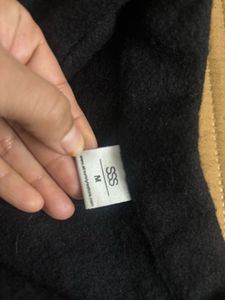 SSS Black Woolen Overshirt