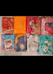 8 Sarees In Combo